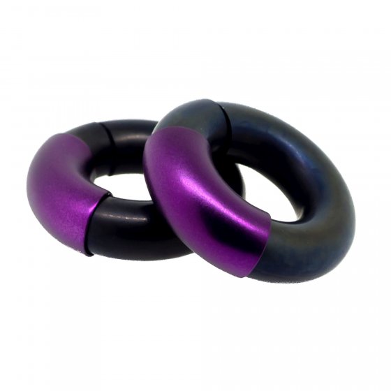 Ohrringe 925 Sterling Silber Kautschuk 