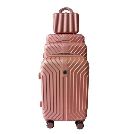 Hartschalenkoffer 4er-Set Mabell Rosegold 