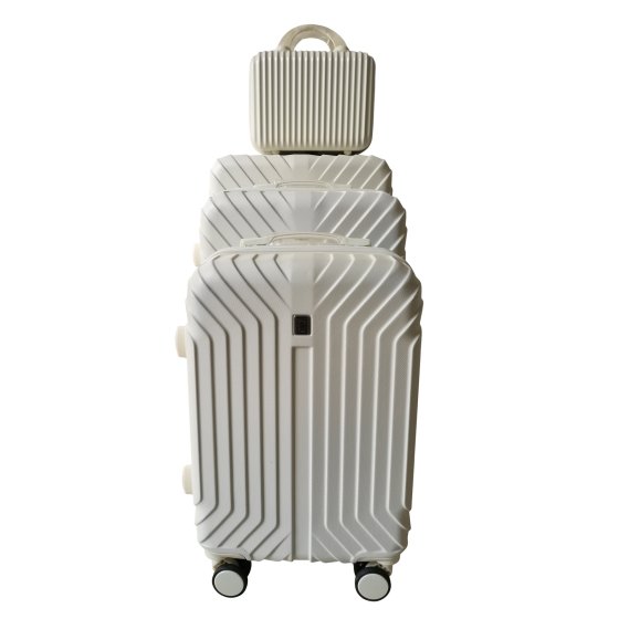 Hartschalenkoffer 4er-Set Mabell Weiß 