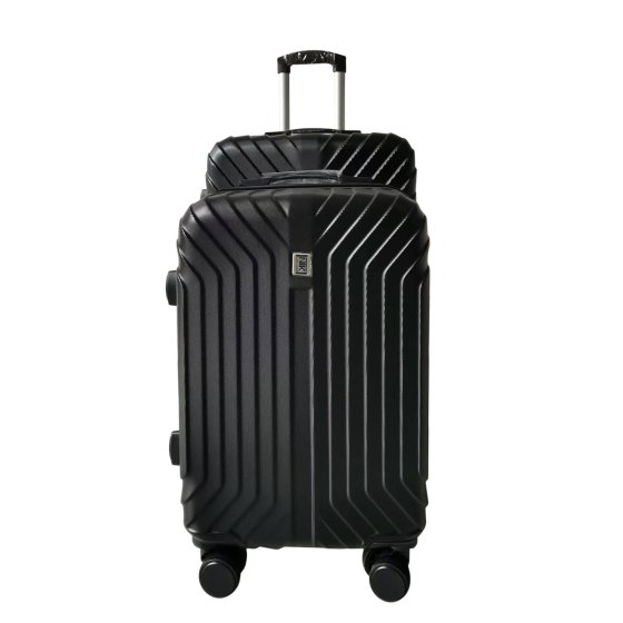 Hartschalenkoffer 2er-Set Mabell Schwarz 