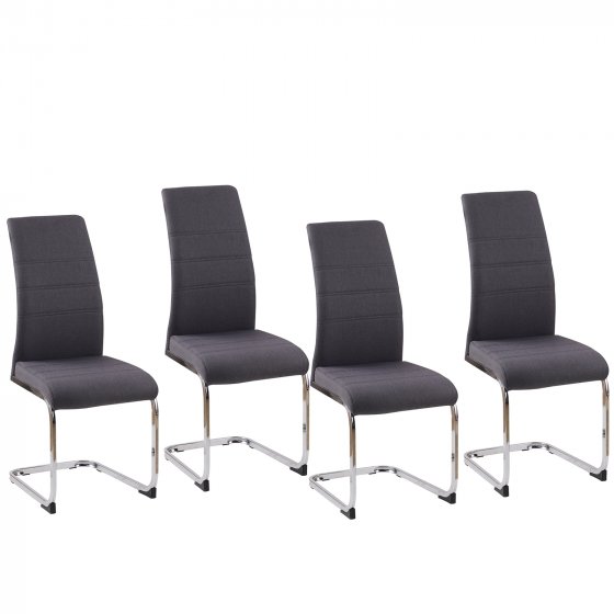 Schwingstuhl SallyC Grau 4er 