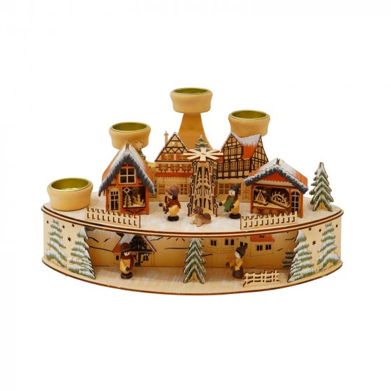 Adventsleuchter Weihnachtspyramide 