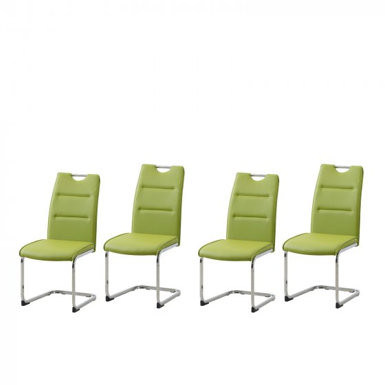 Schwingstuhl 4er Set PU grün DannyC 