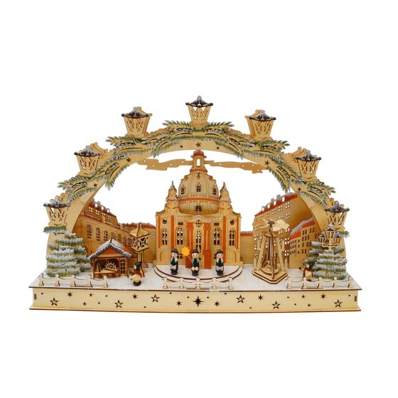 LED Schwibbogen Dresden Sternsinger 