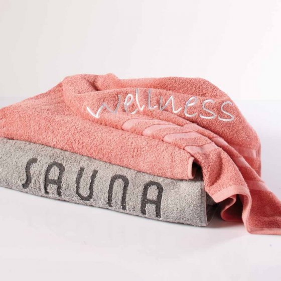 Großes Sauna-Handtuch Rosa