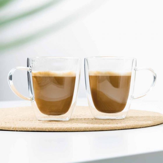 Doppelwandiges Kaffeeglas, 2er-Set 