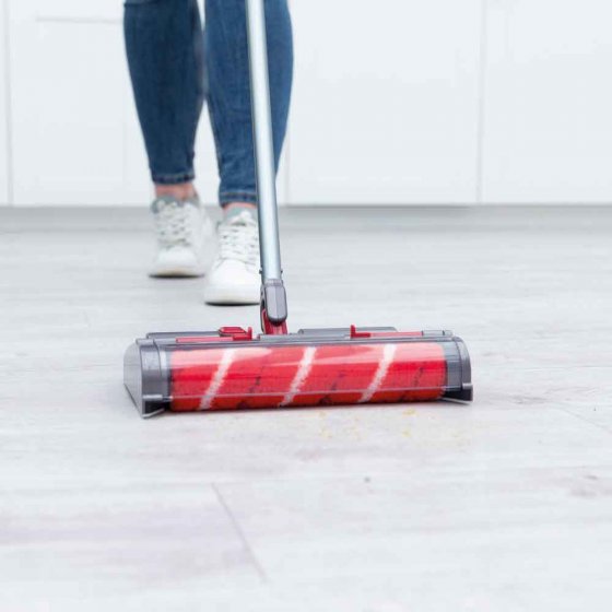 Kabellose Turbo-Akku-Besen 360° Wendigkeit 