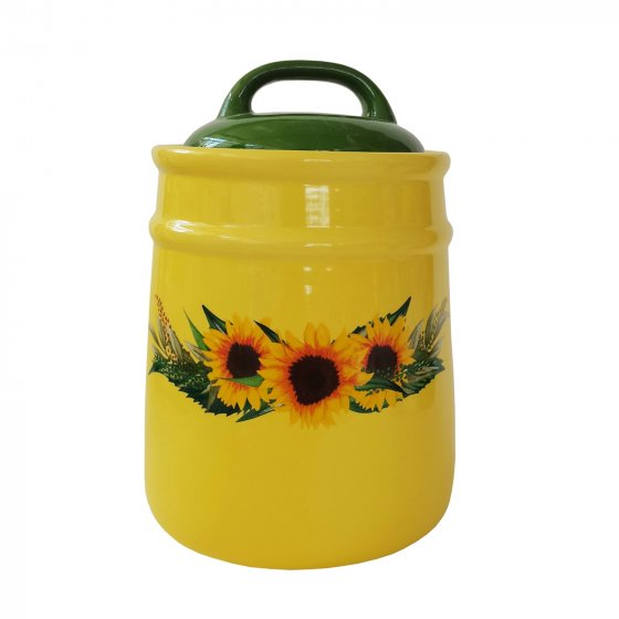 Lebensmitteldose im Landhausstil 11 x 16 cm Sonnenblumen 