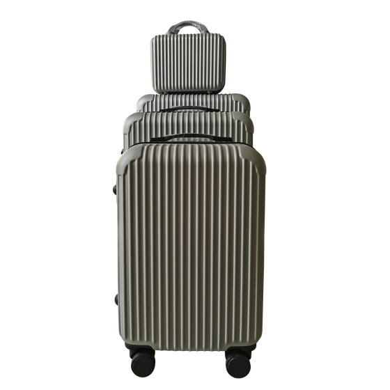 Hartschalenkoffer 4er-Set Frenzi Silber 