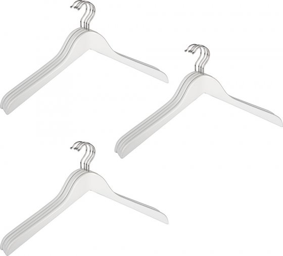 Formbügel Mod. Blanca 12er Set, Kleiderbügel 