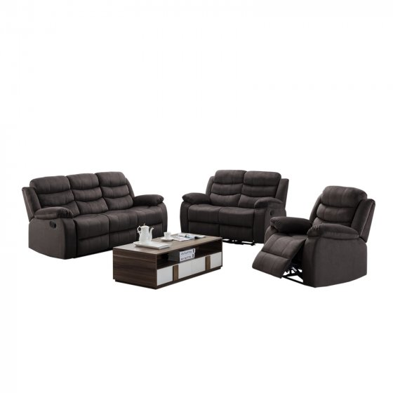 3 Sitzer 2 Sitzer Sessel Kirwall Braun
