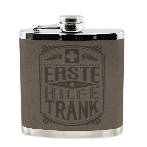 Echter Kerl Flachmann Erste Hilfe 