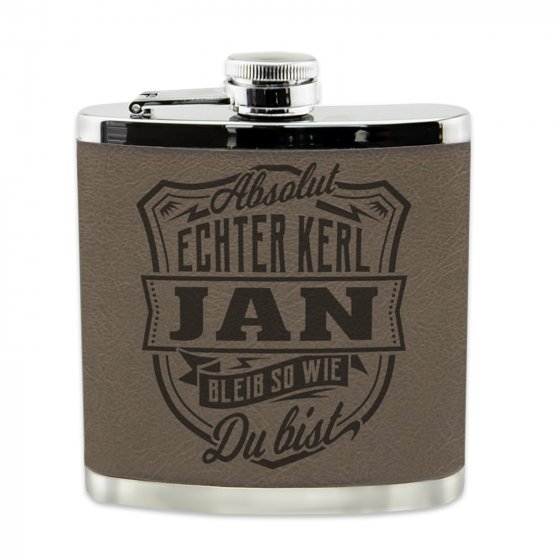 Echter Kerl Flachmann Jan 