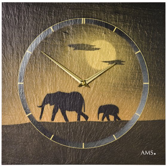 Wanduhr Savanne 