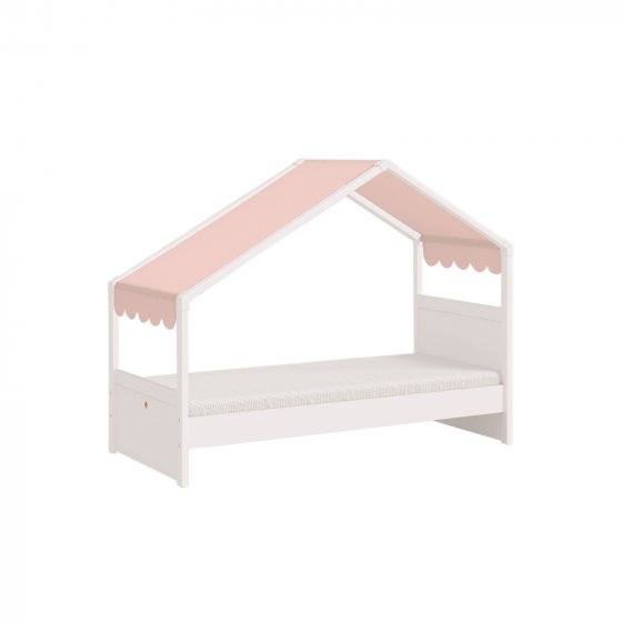 Kinderbett mit Markisendach Pink