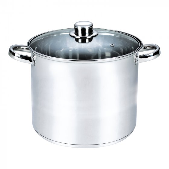 Kochtopf Edelstahl 21 Liter mit Deckel 