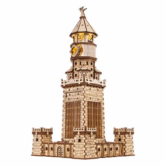Holzmodell Leuchtturm von Alexandria 