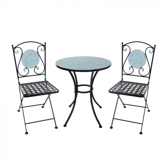 Tisch und 2 Stühle Celia Blätter 