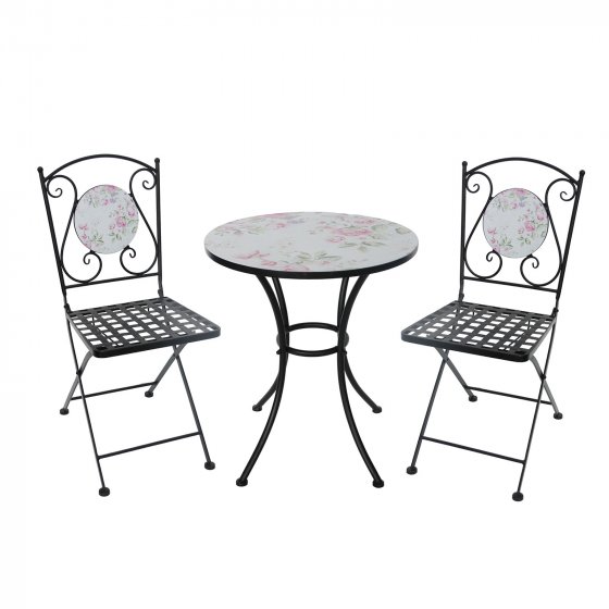 Tisch und 2 Stühle Celia Rosen 
