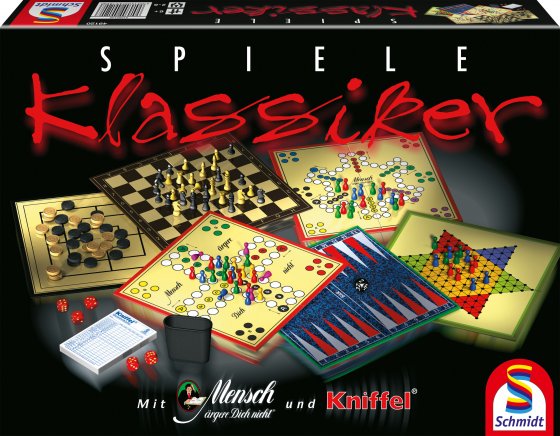 Schmidt 49120 Spiele Klassiker Eine Spielesammlung ab 6 Jahren 