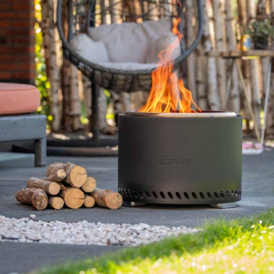 RedFire Pellet-Feuerschale XL Schwarz