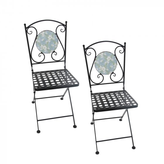 Gartenstühle 2 Stück Celia Petunien 