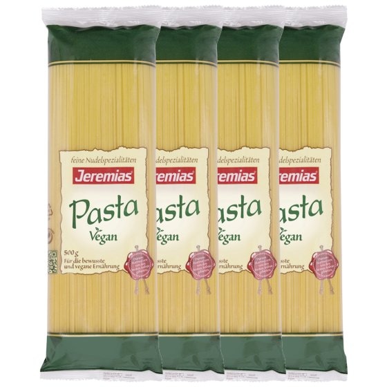 Jeremias Spaghetti Pasta Nudeln aus Hartweizengriess 500g 4er Pack 