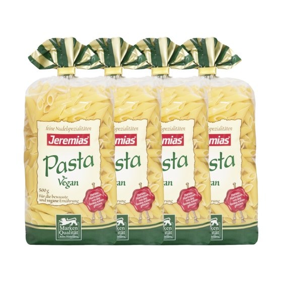 Jeremias Pasta Penne Nudeln aus Hartweizengriess 500g 4er Pack 