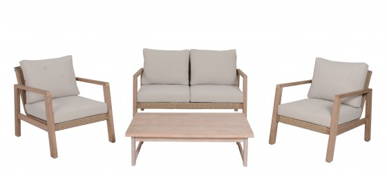 Lounge-Set "San Mateo" 4-teilig 