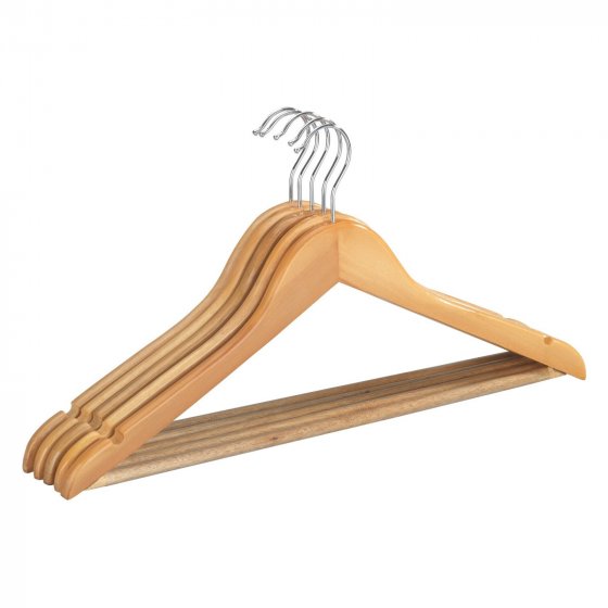 Kleiderbügel 5er Set Holzbügel 