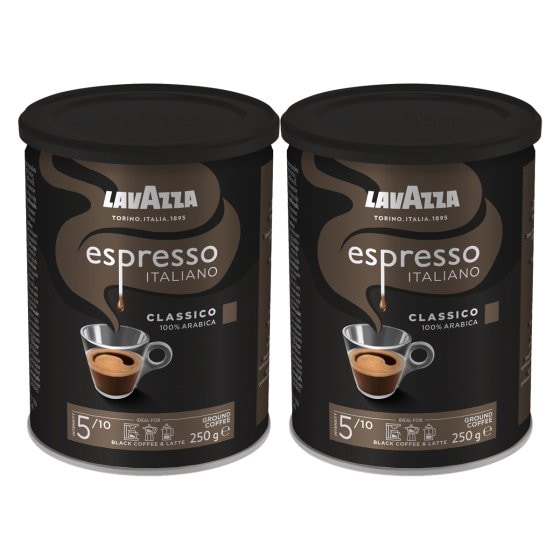 Lavazza Caffè Espresso, 2er Pack (2 x 250 g Dose) 