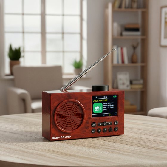 Kompaktes DAB+-Radio mit Farbdisplay 