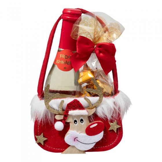 Weihnachts-Präsent-Tasche Elch