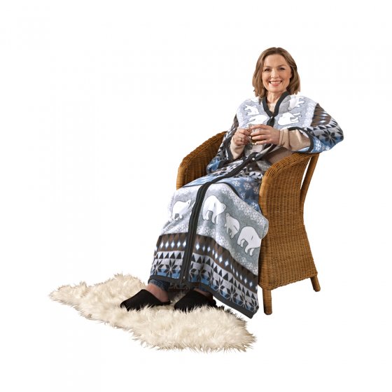 Kuscheldecke mit Ärmeln 