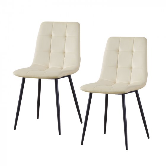 Stuhl Mesa Velvet Creme