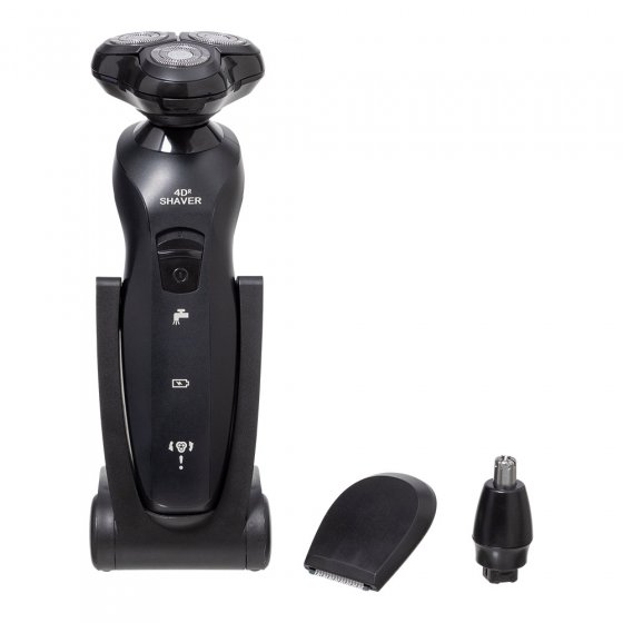 Aufladbarer Rasierer mit Trimmer Set 