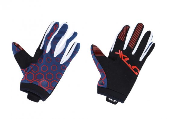 Langfingerhandschuh MTB CG-L14 blau-rot 