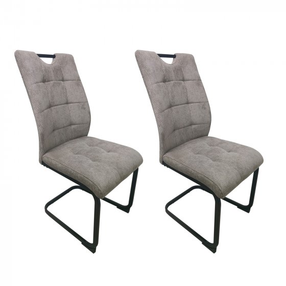 Schwingstuhl Mateo Beige 2er-Set 