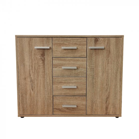 Sideboard Nina mit 4 Schubladen Sonoma 