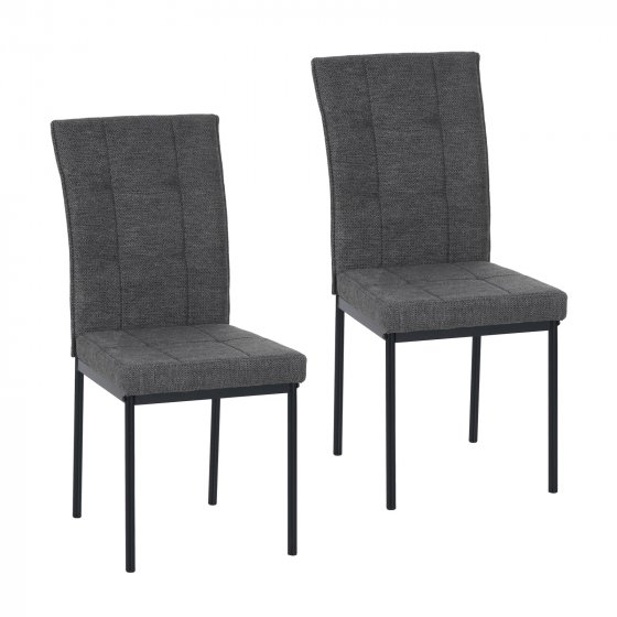 Stuhl Matthew Grau 2er-Set 