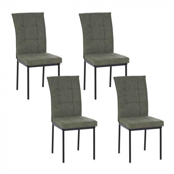 Stuhl Matthew Grün 4er-Set 