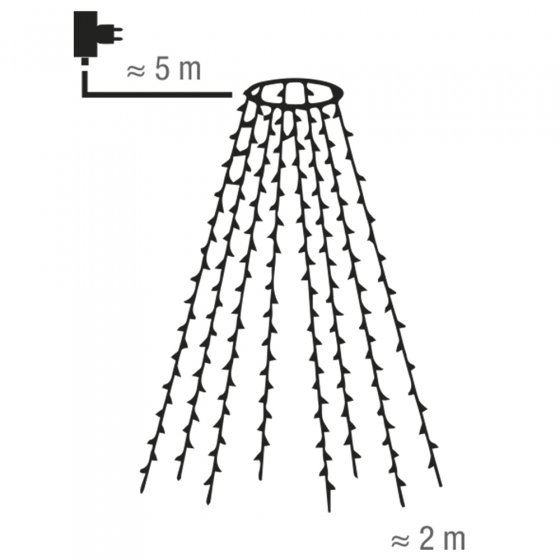 LED-Tannennbaum Lichterkette