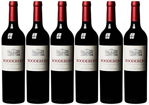 KWV Roodeberg  Western Cape Rotwein trocken aus Südafrika 750ml 6er Pack 