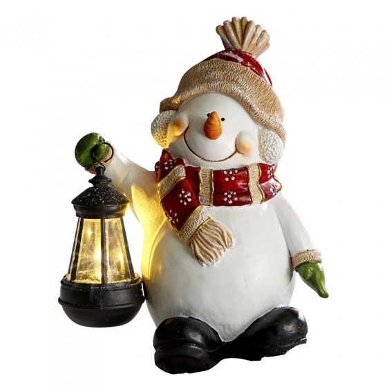 Solar-Laternen-Schneemann