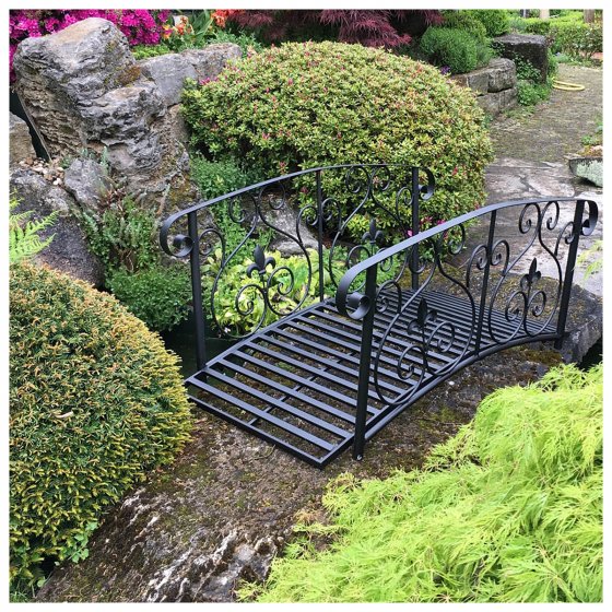 Gartenbrücke Metallbrücke 