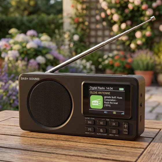 Modernes DAB+-Kompaktradio 