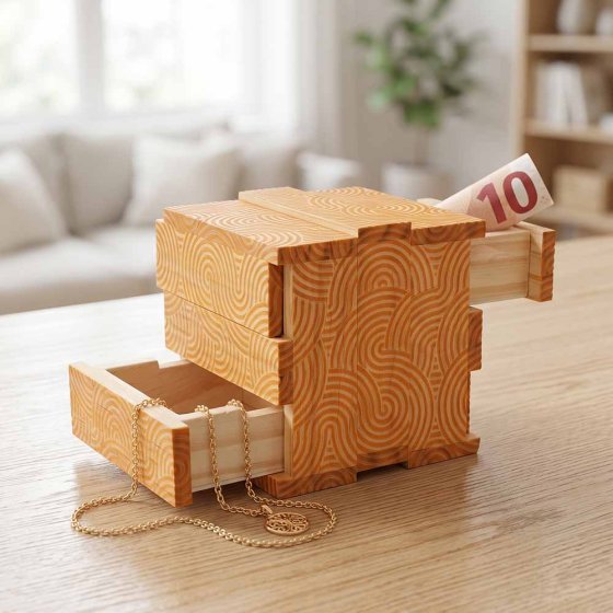 Rätsel-Geschenkbox "Mechanik" 