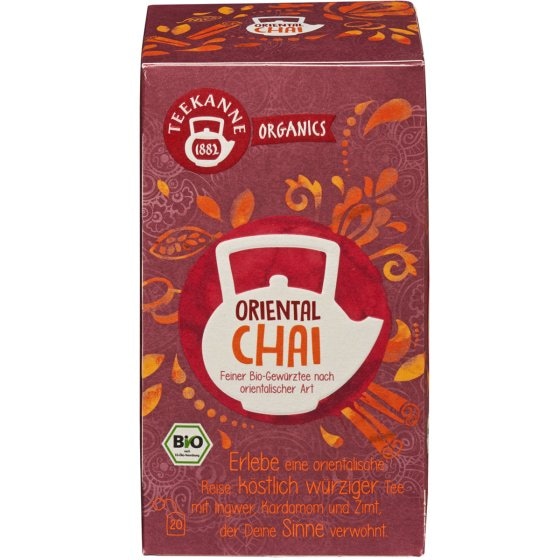 Teekanne Organics Oriental Chai Bio Gewürztee orientalische Art 36g 