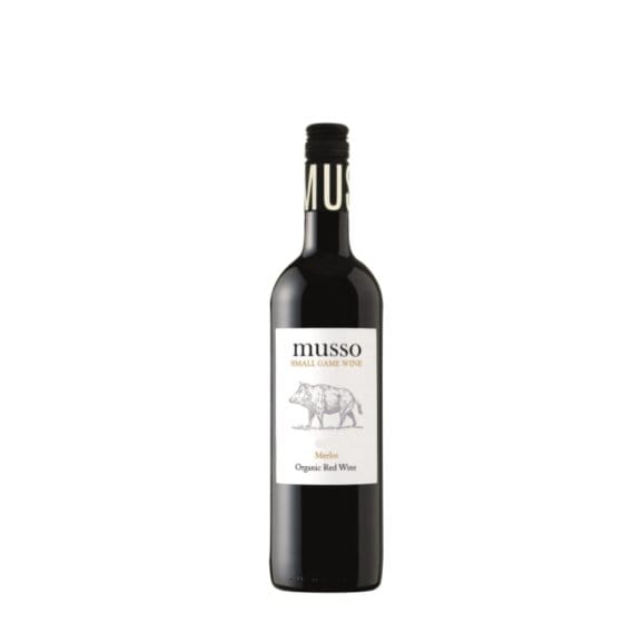 Bio Musso Merlot Rotwein mit Beerenfrüchte aus Spanien 750ml 