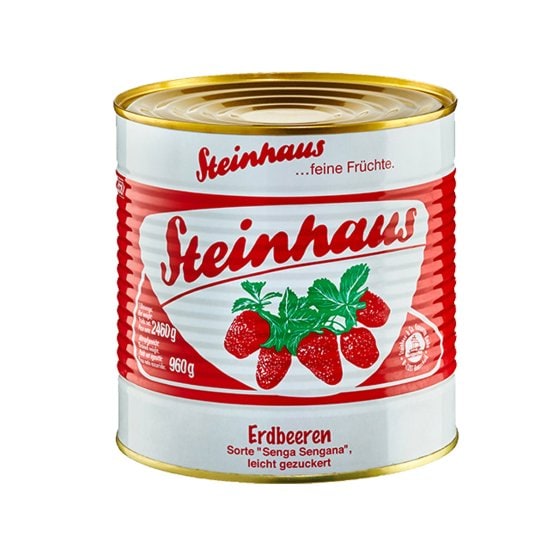 Steinhaus Erdbeeren Dosen Erdbeeren perfekt fürs Dessert 2650ml 